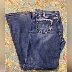 Silver Jeans Dark Blue Suki Curvy Fit, Boot Cut Jeans